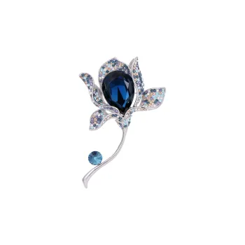 VIOLET Copper Alloy Brooches Unisex