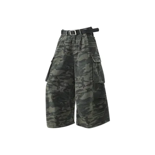 wide leg-jeans med skiktade ben