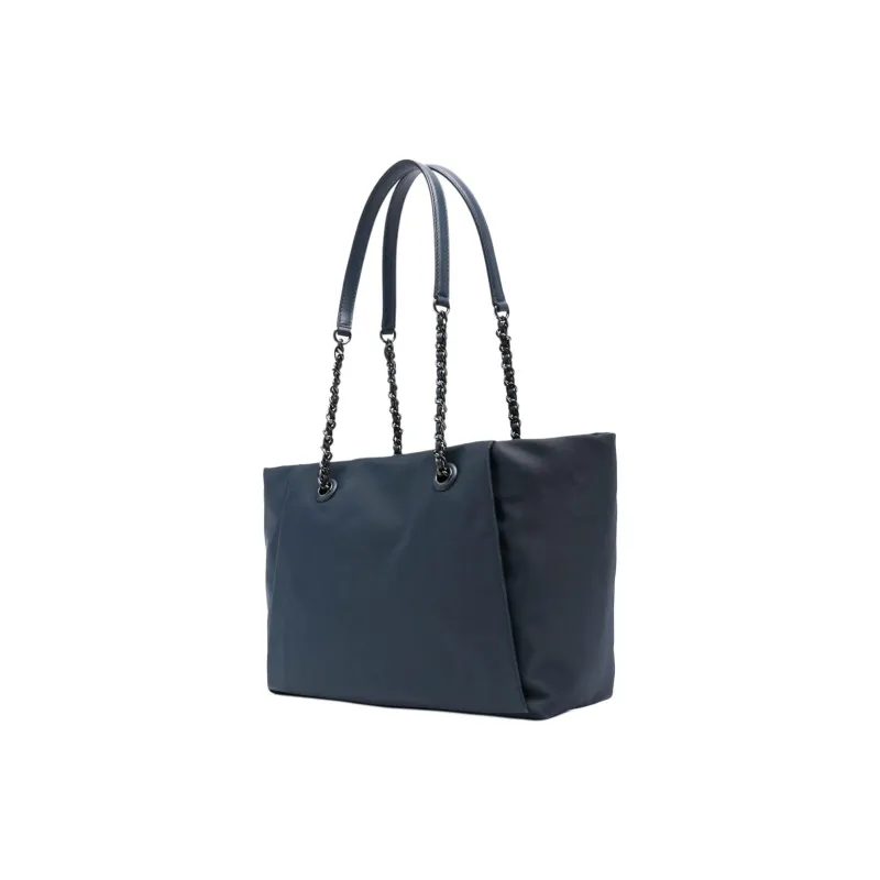 MICHAEL KORS Calfskin Tote Bag, Shopping Bag, Handbag, Shoulder Bag Women's Blue-1