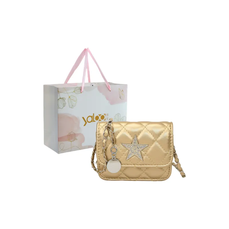 Yalu PU Crossbody Bag, Shoulder Bag Regular Women's Gold/Pink/Black/Beige/Silver-0