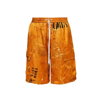AMIRI Army Stencil Cargo Short