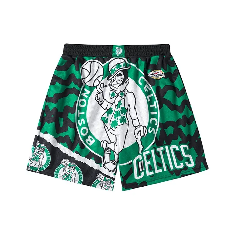Mitchell & Ness Basketball Shorts Men's Green-0