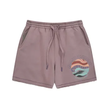 COVERNAT Casual Shorts Unisex Lavender