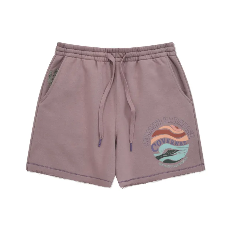 COVERNAT Casual Shorts Unisex Lavender-0