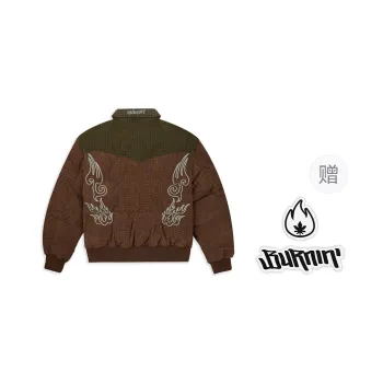 BURNIN Puffer Jacket Unisex Brown