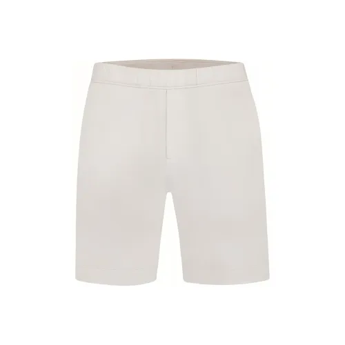 versace printed silk shorts