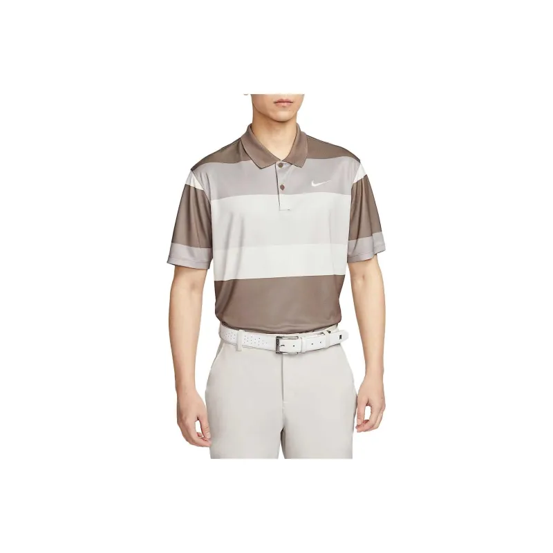 Nike Victory+Dri Fit Swoosh Polo Shirt Men's Brown-0