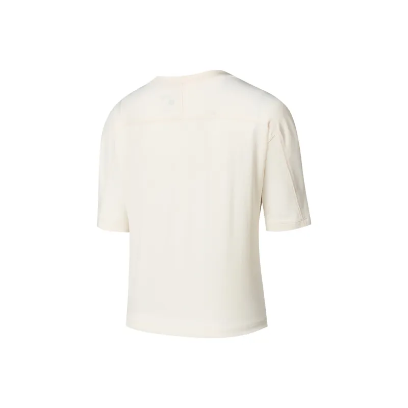 Saucony SS25 Raglan Sleeve T Shirt Women's Oat White-1