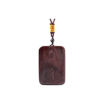 Santan Lodge Pterocarpus Wooden Necklaces Unisex