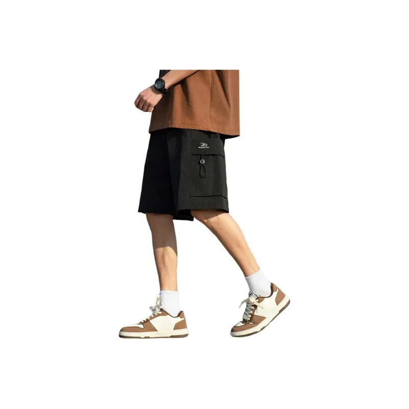 Warrior Huichao Riding The Wind Collection Cargo Shorts Unisex Purple-10