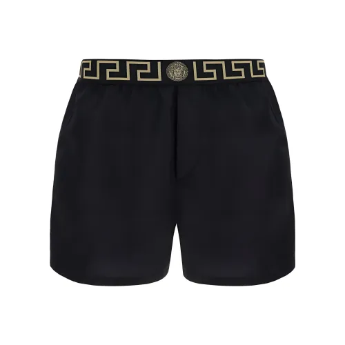 VERSACE Greca Border Elasticated Waistband Swim Shorts