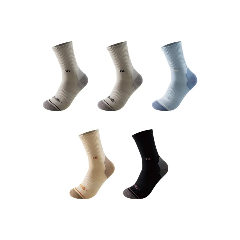 H YXIANG Mid Calf Socks Men's 5 Pack-17
