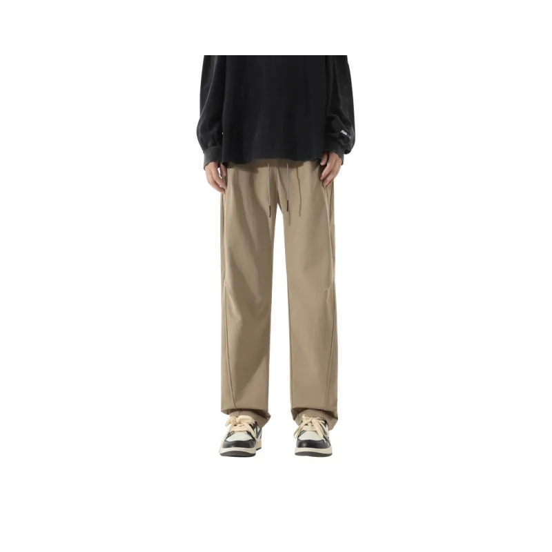 Devanro Casual Pants Men's Khaki-14
