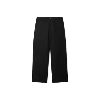 Burberry Mid Rise Wide Leg Chino Trousers
