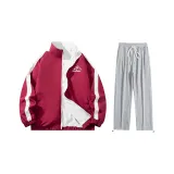 Set (Burgundy Top+Grey Pants)