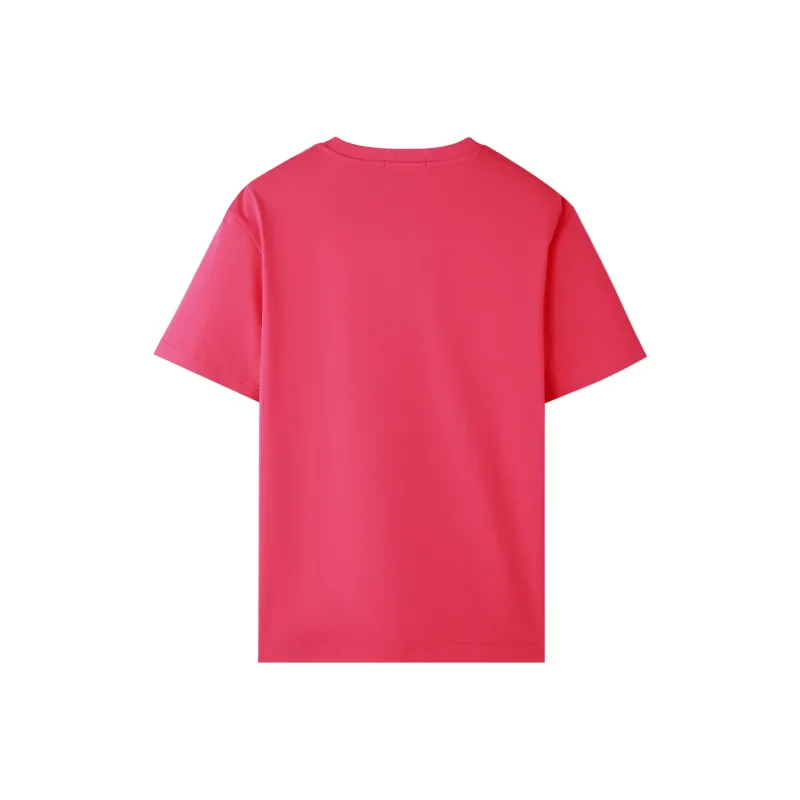 HLA T Shirts Men Rose Red V4-1