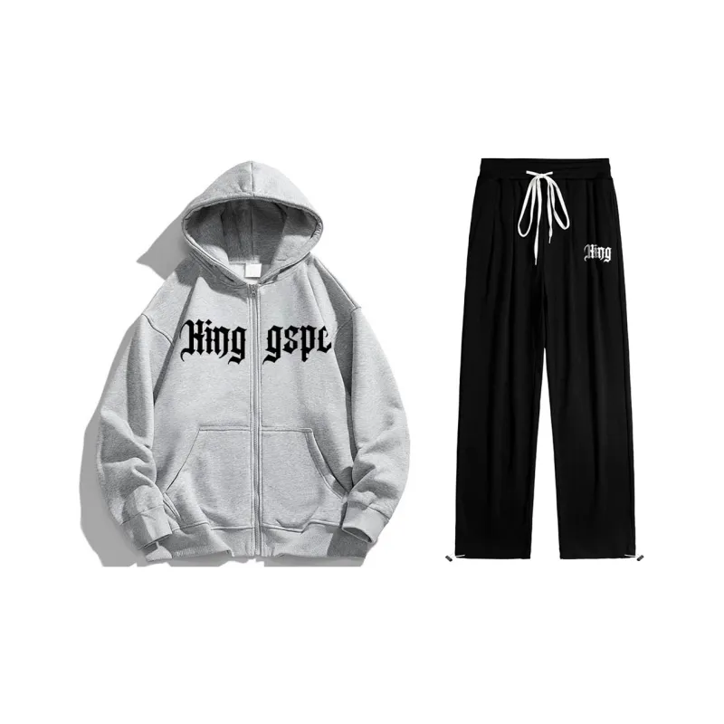 Kingsgspc Straight Set Spring And Autumn Unisex-4