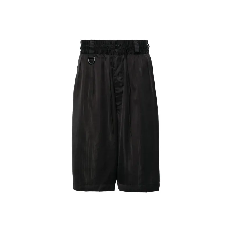 Y 3 Drawstring Elasticated Waist Shorts-0