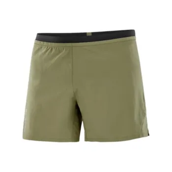 SALOMON CROSS 5' Casual Shorts Men Green
