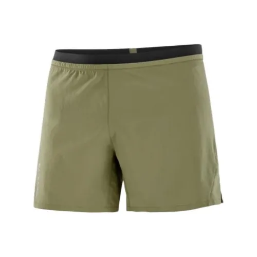 SALOMON CROSS 5' Casual Shorts Men Green