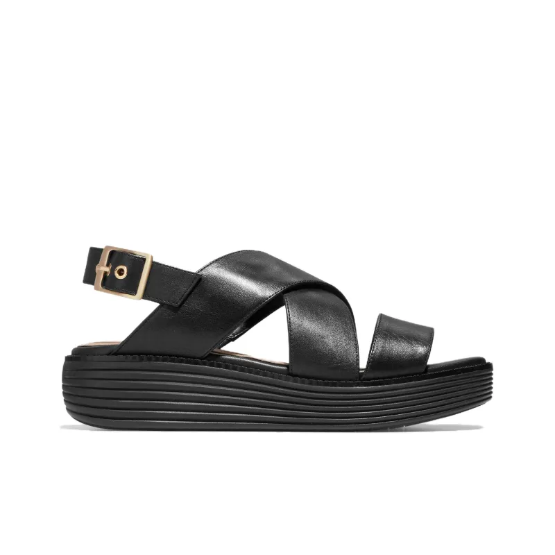 COLE HAAN One Strap Sandals Women's Black-1