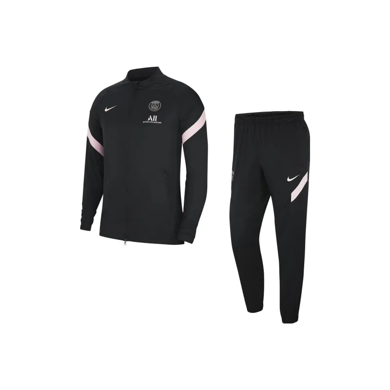 Nike Soccer Jersey Sets Men Black Pink-0