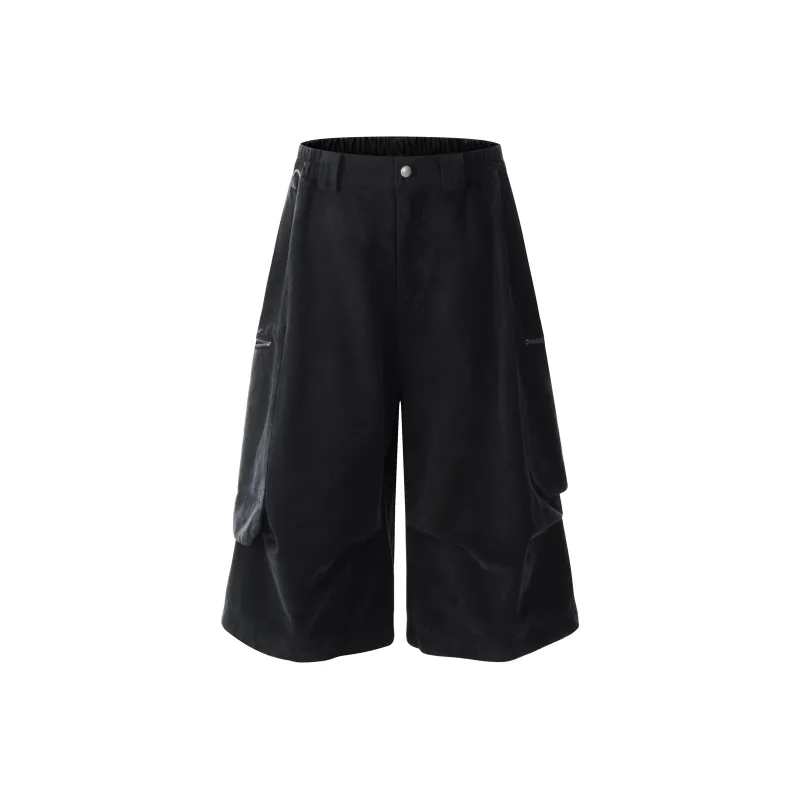 VERAF CA Cargo Shorts Unisex Black-0