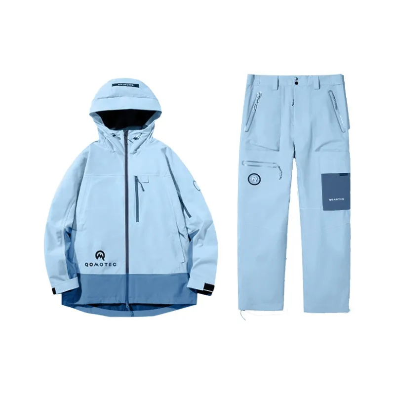 LA QOMOTEC Ski Tops Unisex Light Blue-2