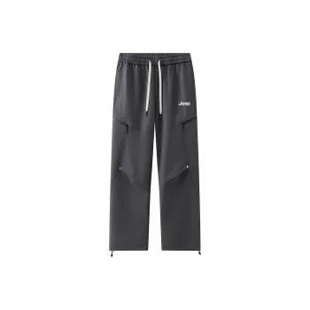 Jeep Casual Pants Unisex Dark Gray