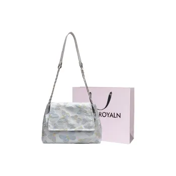 LOUIS ROYALN Nylon Shoulder Bag Regular Unisex Butterfly/Plaid/Polka Dot