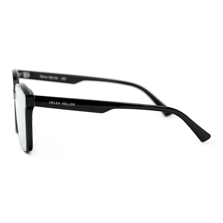 HELEN KELLER Plate Frame Square Sunglasses Unisex-7
