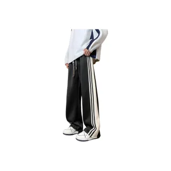 D&W Casual Pants Unisex International Black