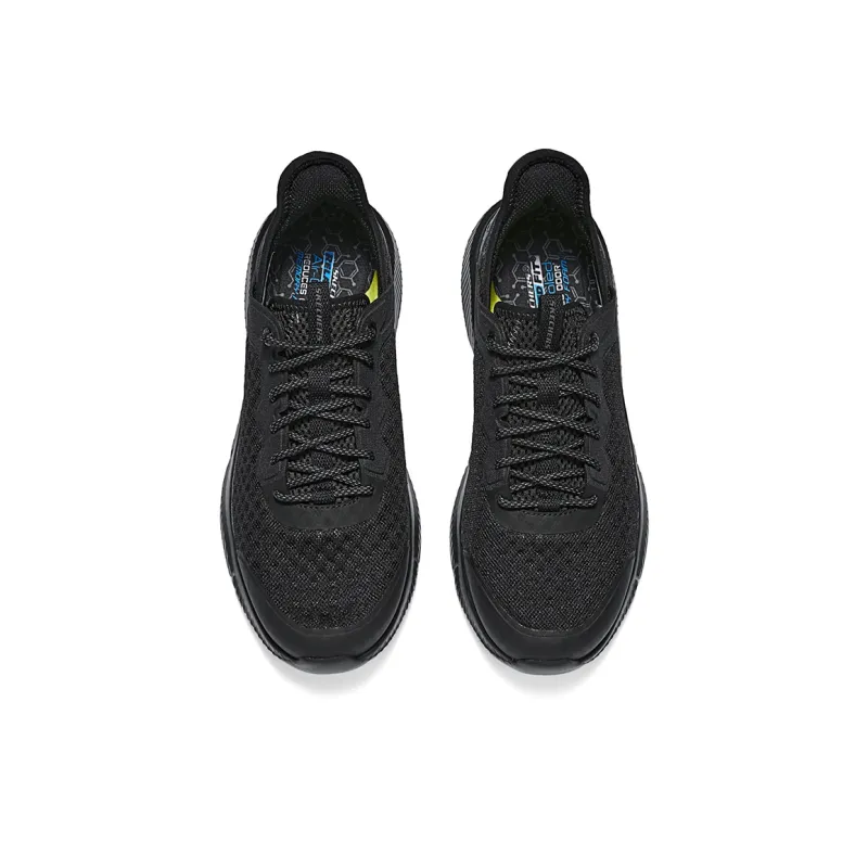 Skechers Slip Resistant Low Cut Running Shoes 'Black'-3