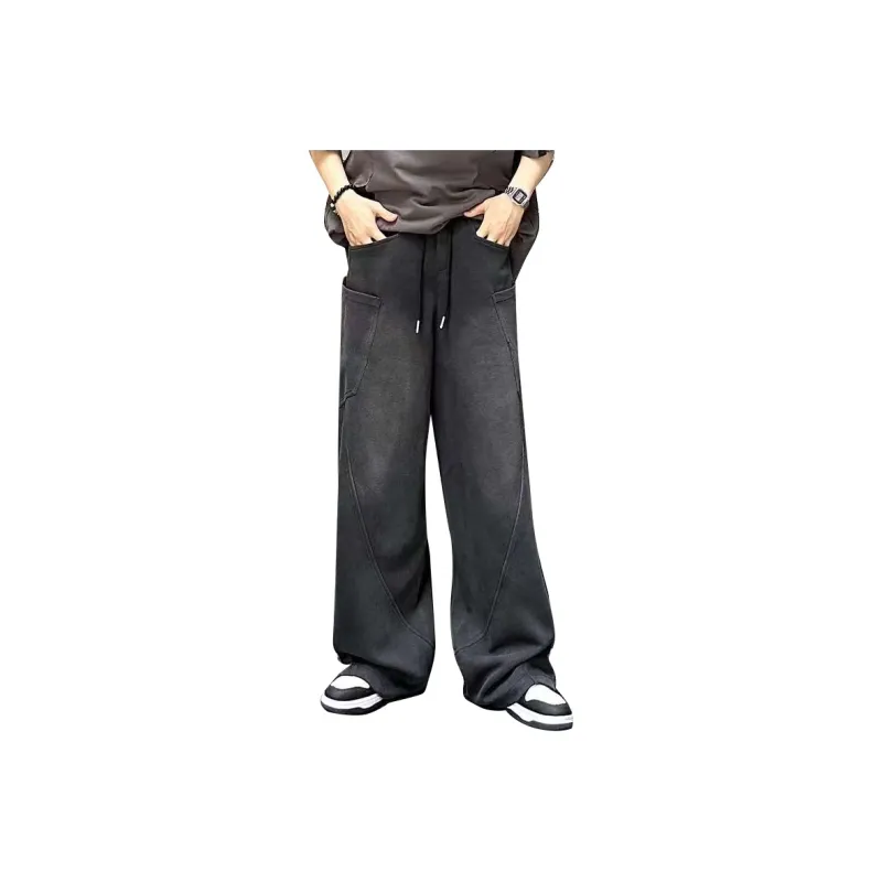 ALEXANDRO FRATELLI Casual Pants Men's Washed Gray-0