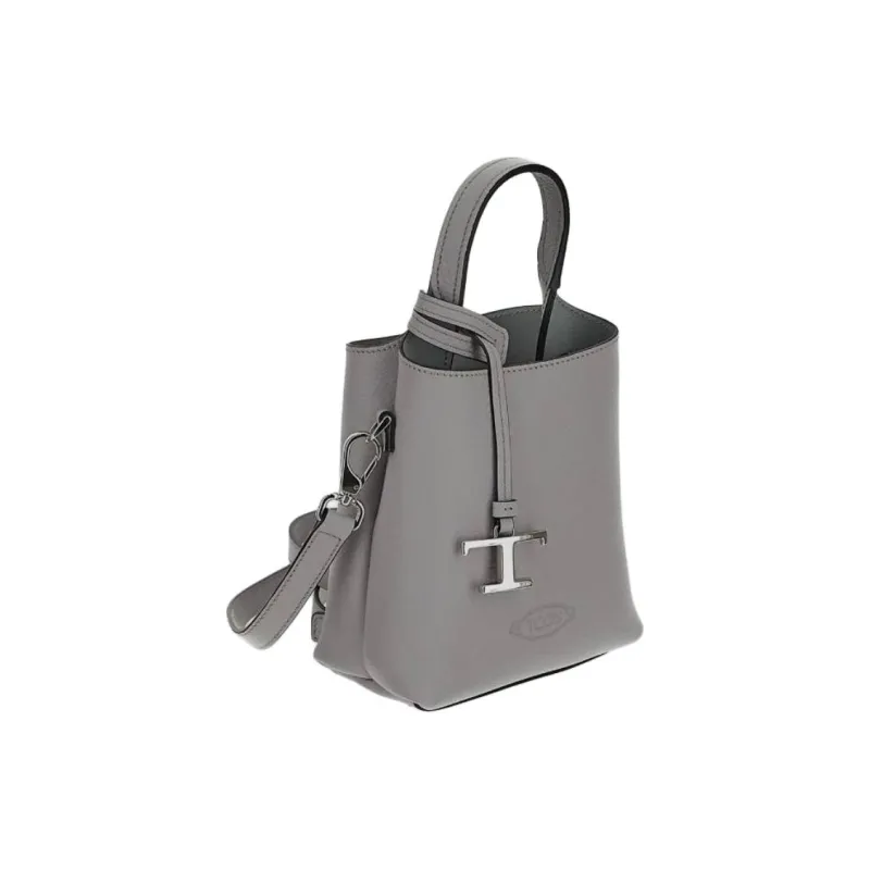 TOD'S T Timeless Pendant Detailed Micro Tote Bag-1