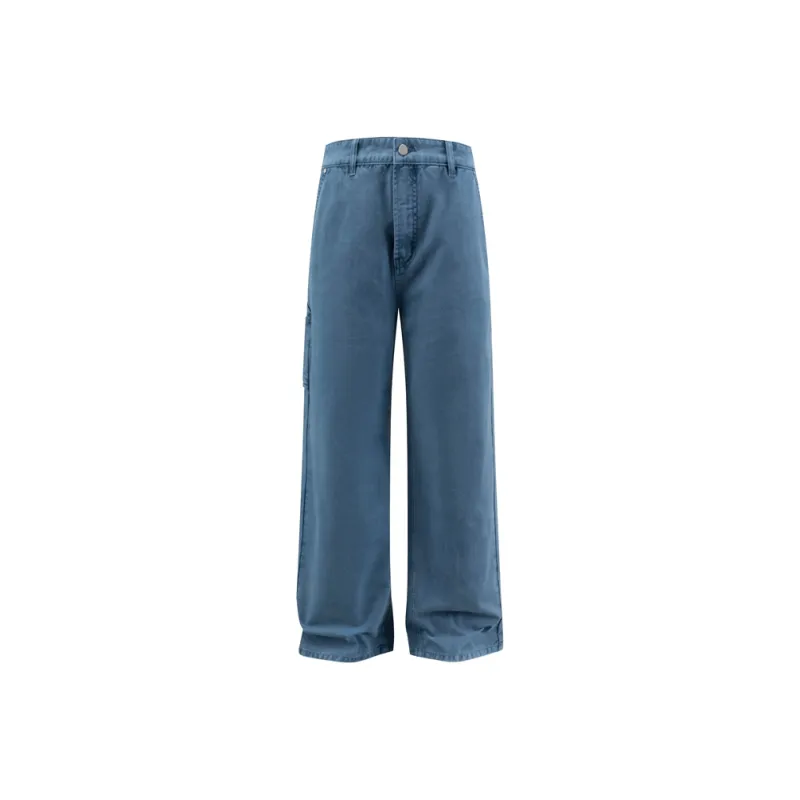 ANYWEARLAB Cargo Pants Unisex Denim Blue-0