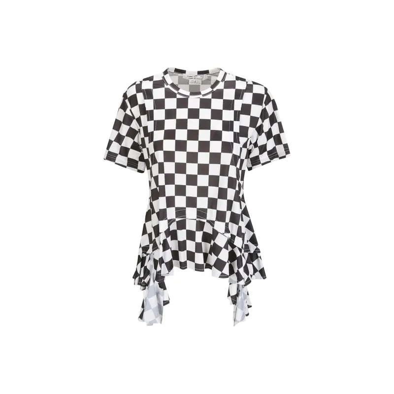 CDG Regular T Shirt Women's White/Black-0