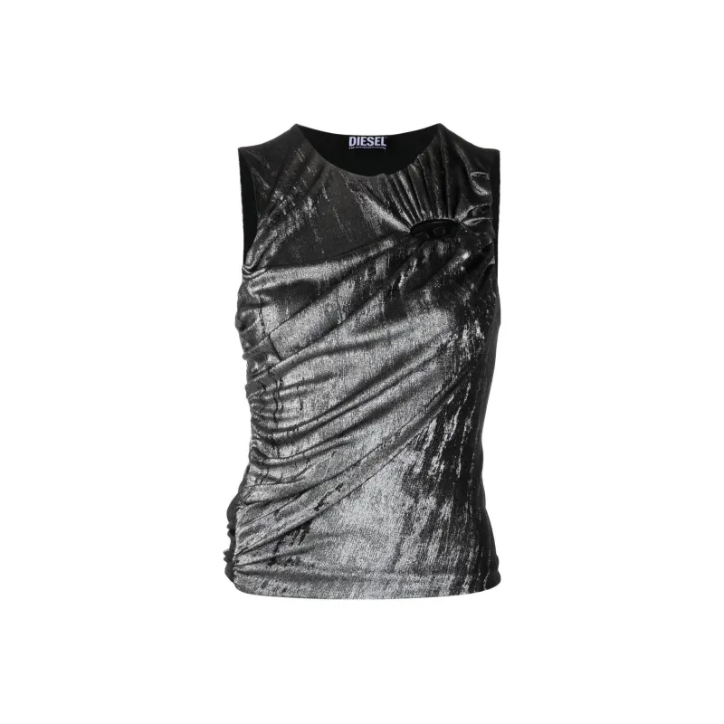 DIESEL SS23 Tank Tops Women's Black-0