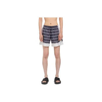 DRIES VAN NOTEN Graphic-Printed Drawstring Swim Sorts