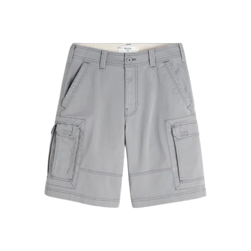 Hollister Cargo Shorts Men's Gray-0