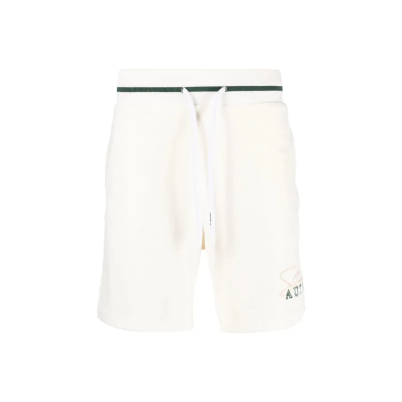 AUTRY Logo embroidered Track Shorts-0