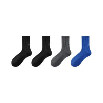 LUYOUYE Mid Calf Socks Men's 4 Pack