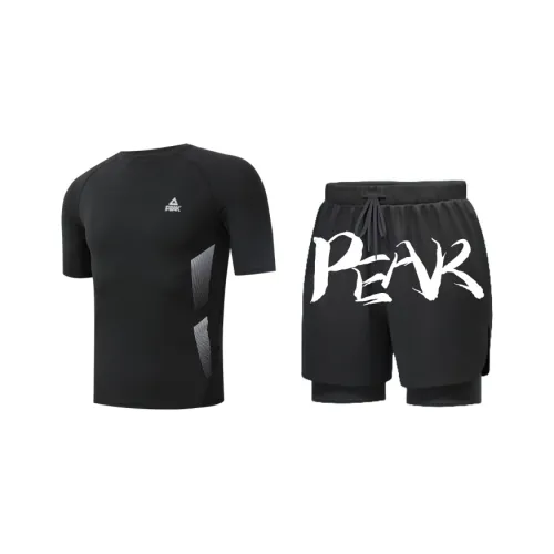PEAK Men'swimwear Men's Two Piece Set Black