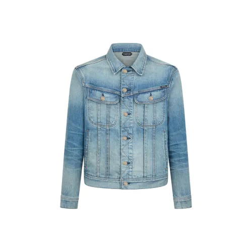 TF SS25 Denim Jacket Men's Blue