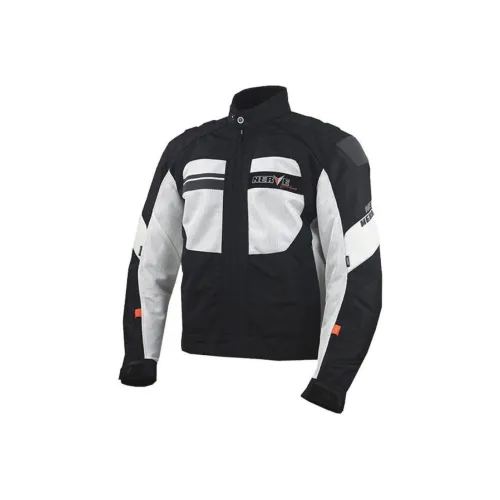 NERVE Men's Biker Jacket Polyester Commute, Motorcycle, Touring, Trail, Running
