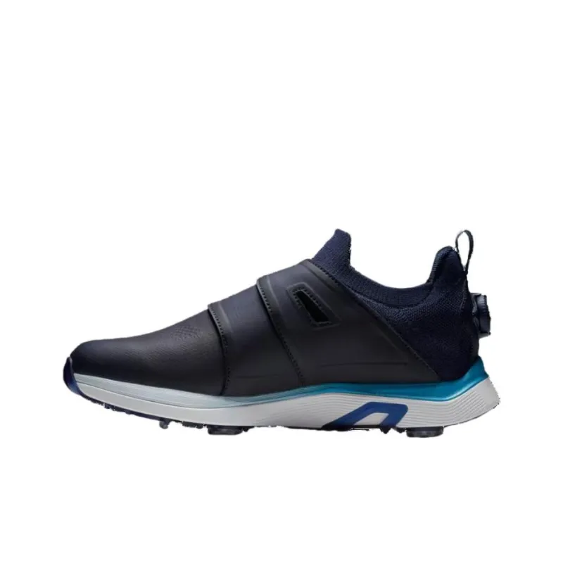 FOOTJOY Waterproof And Breathable Support Low Top Golf Shoes Men's Black Blue-1