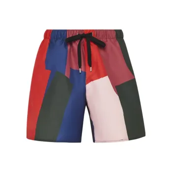 JW Anderson Stripe Printed Swim Shorts