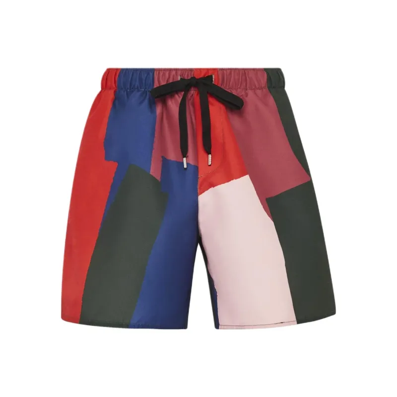 JW Anderson Stripe Printed Swim Shorts-0