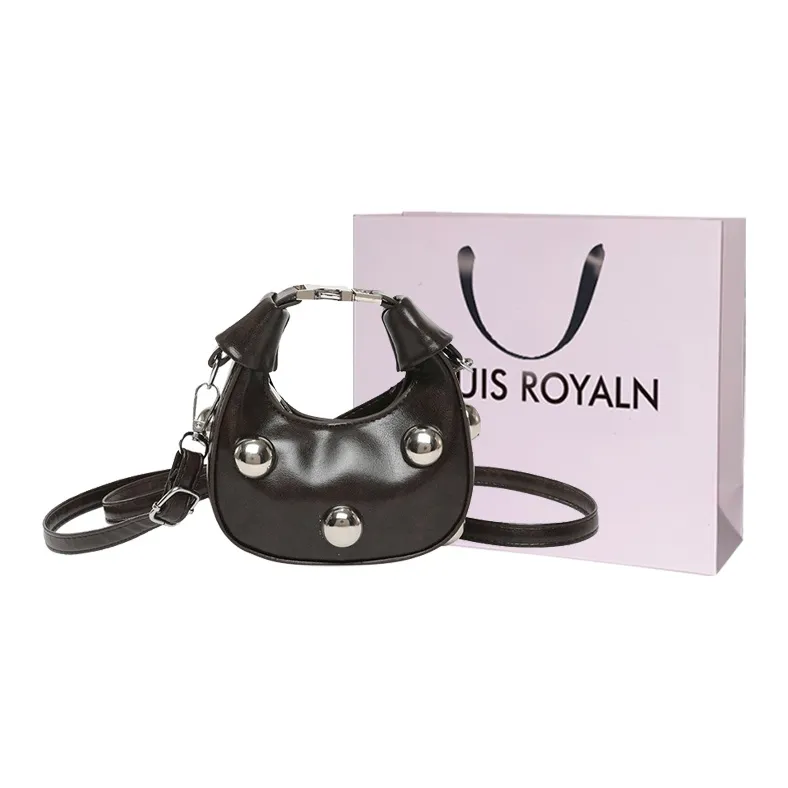 LOUIS ROYALN PU Handbag, Shoulder Bag Regular Unisex Black/Red/Pink/Coffee-0