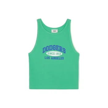 MLB Los Angeles Dodgers Tank Tops Women's Yellow Green